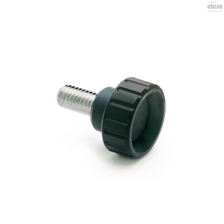 Elesa Zinc-plated steel threaded stud, BT.20 p-8-32x3/4 BT-p (inch sizes)